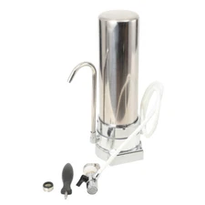 Countertop Water Filter Stainless Steel Water Purifier Filter 5 Micron System