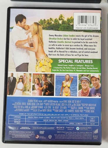 Adam Sandler Dvd Collection 6 Movies - Spanglish, Grown Ups, Just Go With it - Picture 6 of 9