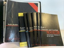 TRAVELLER RPG Core Rule Booklet Books 1,2,3,4,5 Supplement 2, Mission Mithril
