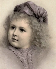 1884 Prof. Horsford's Baking Powder Rumford Chemical Works Cute Child #6H