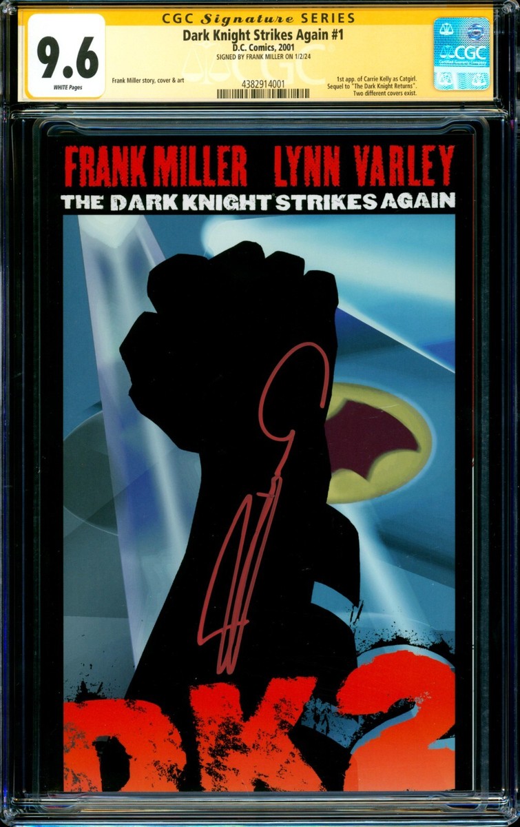Batman The Dark Knight Strikes Again #1 CGC SS 9.6 signed RED