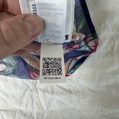 Tommy Hilfiger Floral Hawaii Kurzarm Button Down Camp Hemd Tropical XXL - Bild 8 von 10