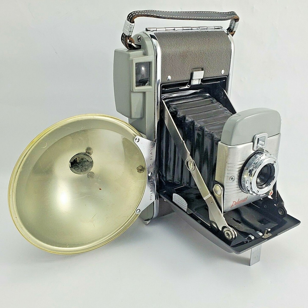 Vintage Polaroid Land Camera Model 80 HiLander w/Flash Rolls Film  Flashbulbs