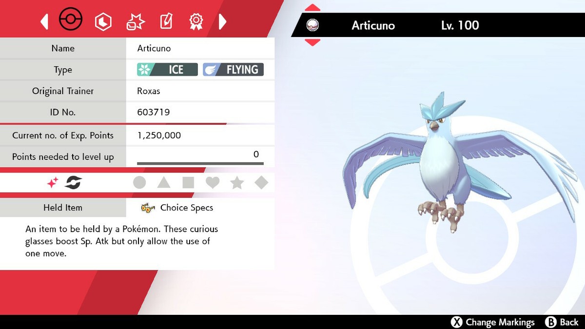 Shiny Articuno 6IV - Pokemon X/Y OR/AS S/M US/UM Let's Go Sword/Shield