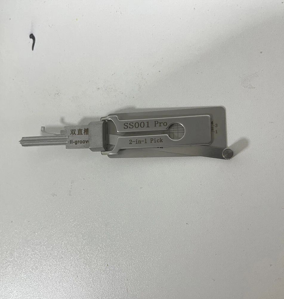 Key decoder and SS001 stainless steel key hook tool Key decoder and SS001 stainless steel key hook tool