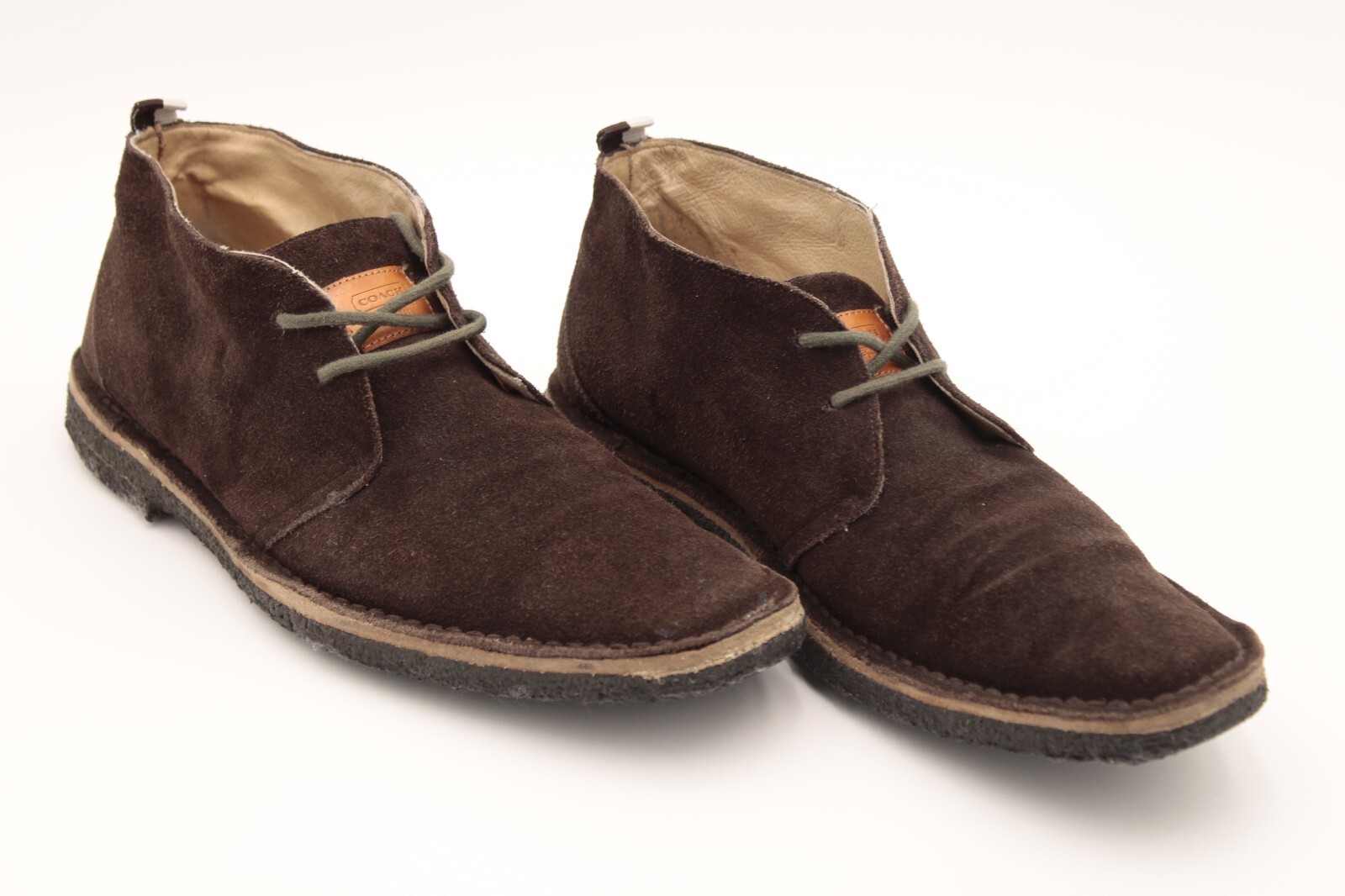 Coach Anthony Suede Chukka Desert Boots Q905 Men's Sz… Gem