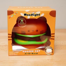 Mimicoco Burger Cat Wireless Soft White Moodlight. So cute! Brand New!