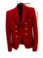 Balmain Blazer Red