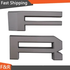 Chrome Fit 2018 19 20 Ford F-150 F & R Letters Raptor Style Grill Grille Replace