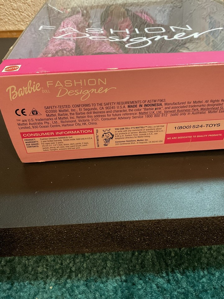 Mattel Barbie FASHION DESIGNER Doll Accessories African American 2000