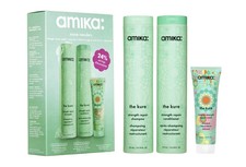 Amika The Kure Strength Repair Shampoo, Conditioner Mask - Wash Care Box Set