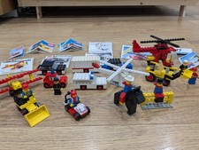 Vintage Legoland 10 Mini Sets Including 6609 Beach Buggy & 6685 Fire Copter