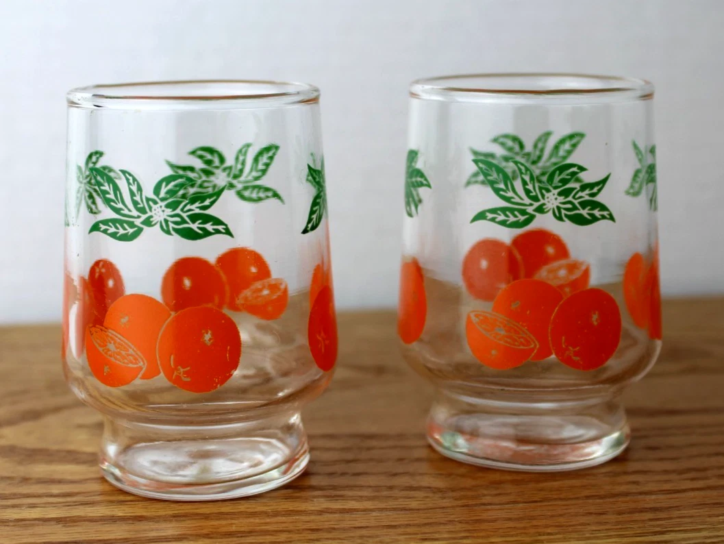 Orange Juice Glasses In other 40s, 50s, & 60s Glassware for sale | eBay