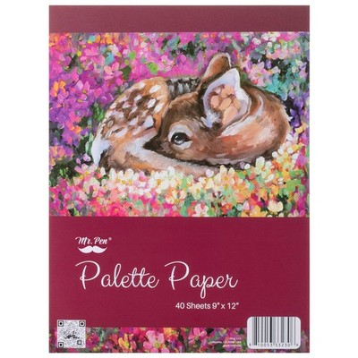Mr. Pen- Disposable Paint Palette Paper Paint Pad, 9x12, 40 Sheets, Acrylic