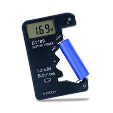 Digital Battery Tester, LCD Screen Voltage Checker for AA AAA C D 9V 1.5V Batter