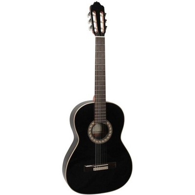 Esteve Klassische Akustikgitarre Manuel Adalid Gamberra schwarz Francisco Esteve