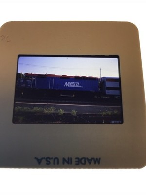 Vintage 1991 Chicago Metra Lokomotive 35mm Dia # 26