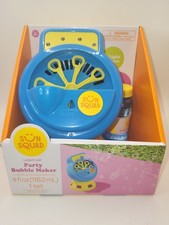 PARTY BUBBLE MACHINE WITH 4 LIGHT COLORS- SUN SQUAD New