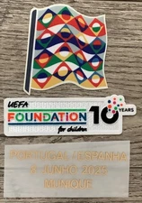 Portugal NATIONS LEAGUE FINAL 2025 patch + Match Details Heat Transfer