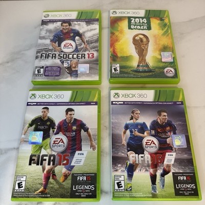 FIFA Soccer 13 14 15 16 (Xbox 360) Lot of 4 TESTED