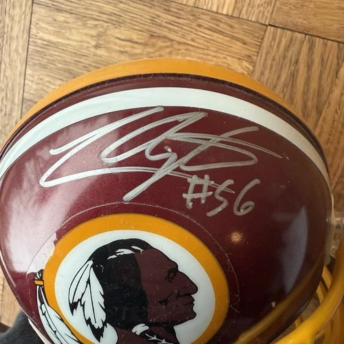LaVAR ARRINGTON SIGNED WASHINGTON REDSKINS F/Sz HELMET  Penn State -