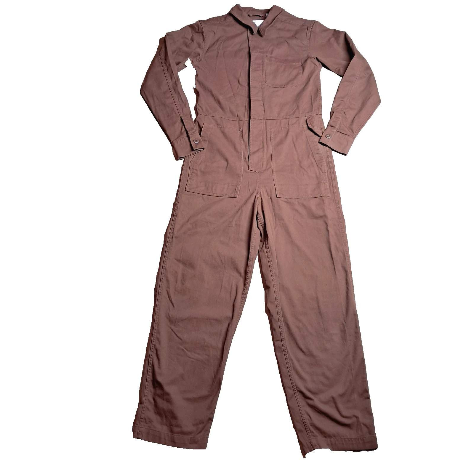 Stoic Stretch Utility Coveralls Jumpsuit Womens S Boiler Suit Brown Workwear DIY