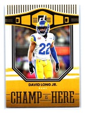 David Long Jr. 2022 Donruss Champ is Here #CIH-20 Los Angeles Rams