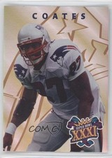 1997 Collector's Edge Masters Patriots Super Bowl XXXI Ben Coates #8 s5z