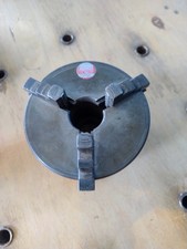 CVA 5.5" 3 jaw self centering lathe Chuck Hard Internal Jaws 1.5" 6TPI Backplate
