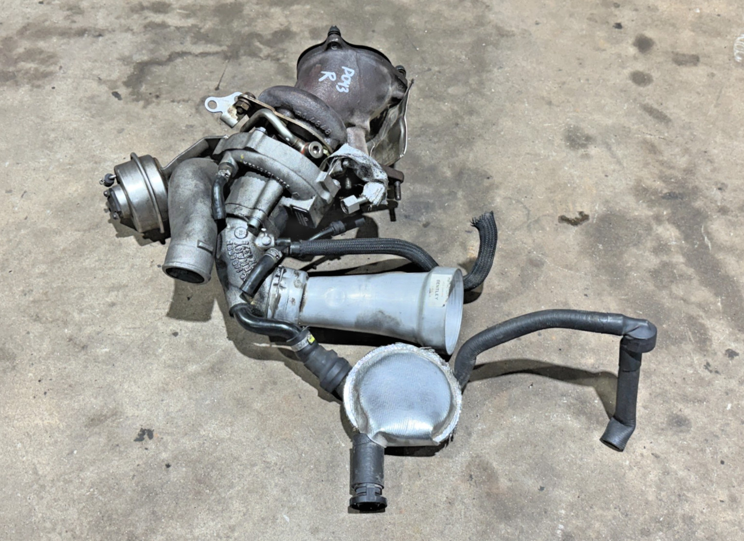 06-11 Bentley Continental Flying Spur 6.0L W12 Right Turbo Turbocharger PO44 OEM