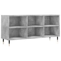 Tv-Schrank Betongrau 103,5X30X50 Cm Holzwerkstoff