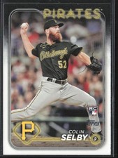 2024 Topps Colin Selby Rookie Pittsburgh Pirates #668