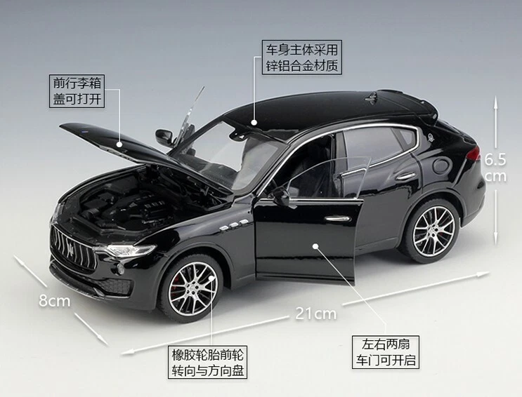 Welly 1:24 Maserati Levante Model Diecast Car Vehicles - Image 4 of 4