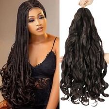 WIPPORYA 5Packs French Curls Braiding Hair 24 Inch Loose Wave Bouncy Braiding H5