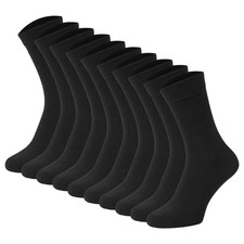 Jack&Jones Children's Socks, 10 Pack - Jacblack Sock, Cotton Blend, Solid Color