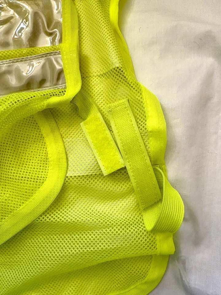 Colete de alta visibilidade ajustável colete reflexivo equipamento de segurança para corrida jog fit - Imagem 3 de 4