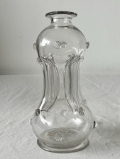 Hadeland Willy Johansson Nøstetangen Berry Prunt Klukk Glass Pinch Decanter