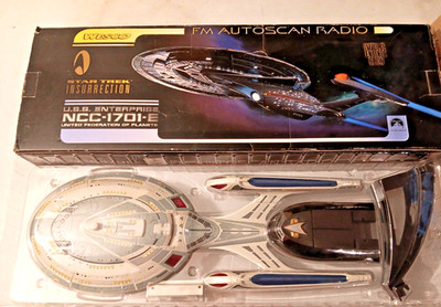 1999 Wesco U.S.S Enterprise NCC-1701-E Star Trek Insurrection FM Auto Scan Radio
