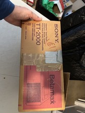 SONY BETAMAX TT-2000 SL-2000 TUNER TIMER WITH BOXES