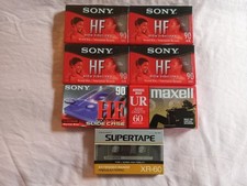 Lot Of 7 Blank New Cassette Tapes