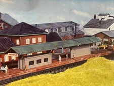 Heljan N Scale B-645 Train Station Platform Kit Perron Platform Bahnsteig