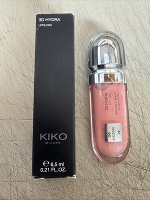 Kiko Milano 3D Hydra Lip Gloss   04 Pearly Peach Rose - 0.21 Fl Oz