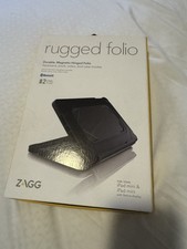 Zagg Folio Apple iPad Mini w/Retina Display Bluetooth Keyboard backlit keys