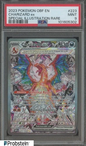 2023 Pokemon OBF EN Special Illustration Rare #223 Charizard ex PSA 9 MINT