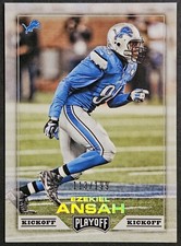 2016 Panini Playoff Kickoff #66 Ezekiel Ansah SP /199 Detroit Lions