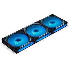 120mm ARGB PC Case Fan Triple Pack with Controller Infinity Mirror Design Daisy