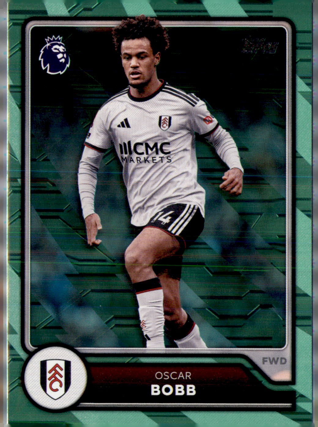 2026-27 Topps Flagship Premier League #143 Oscar Bobb Green Voltage