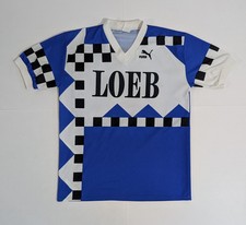 Puma Vintage 90s Soccer Jersey Blue White Black #9 Size XL Made In Germany