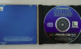 Used JVC 1993 Star Wars: Rebel Assault Sega Mega CD Shooter Japanese Retro Game 
