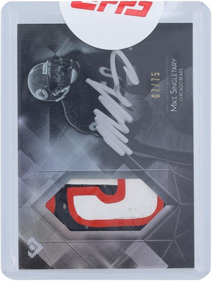 #ad Mike Singletary Chicago Bears Signed 2015 Topps Diamond #DAPC MSI #7 75 Card $299.99
